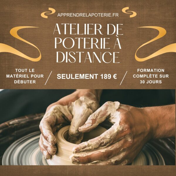 Votre atelier de poterie à distance