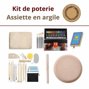 Kit de poterie pour assiettes