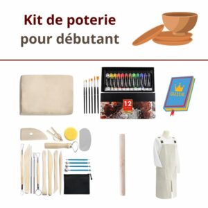 Kit de poterie pour débutant (adulte)