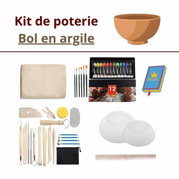 Kit de poterie pour bols