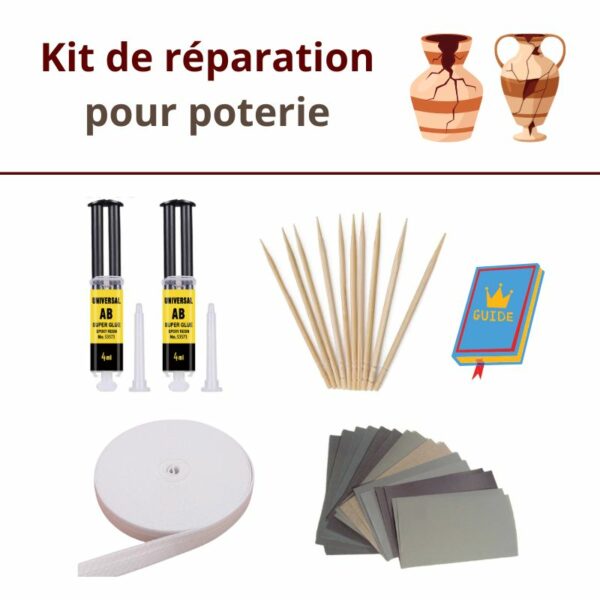 Kit de réparation de poterie