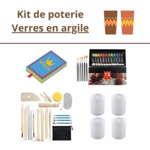 Kit de poterie pour verres en argile