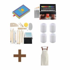 Kit de poterie pour verres en argile – Image 2