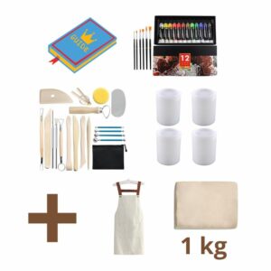 Kit de poterie pour verres en argile – Image 3