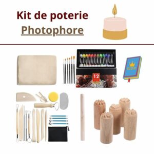 Kit de poterie pour photophores