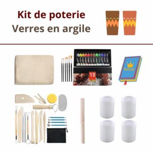 Kit de poterie pour verres en argile