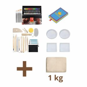 Kit de poterie pour sous-verres – Image 4