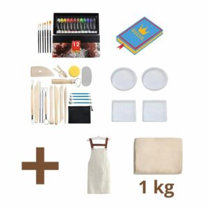 Kit de poterie pour sous-verres – Image 3