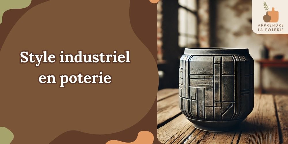 Style industriel en poterie : matières brutes et esthétiques urbaines