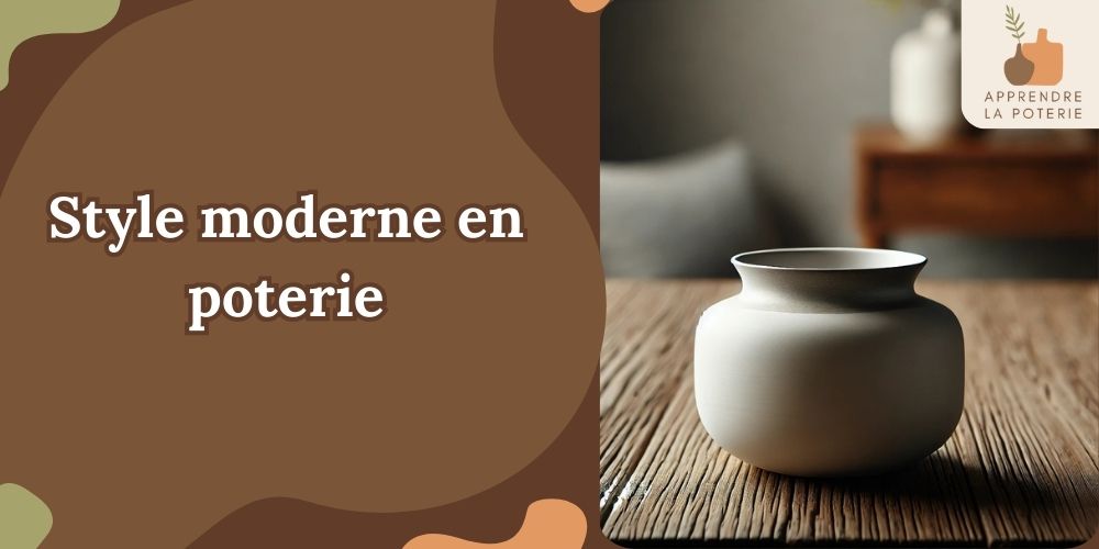 Style moderne en poterie : formes épurées et esprit contemporain