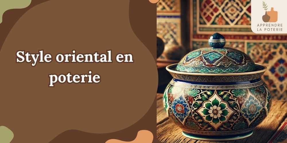 Style oriental en poterie : arabesques, finesse et couleurs profondes