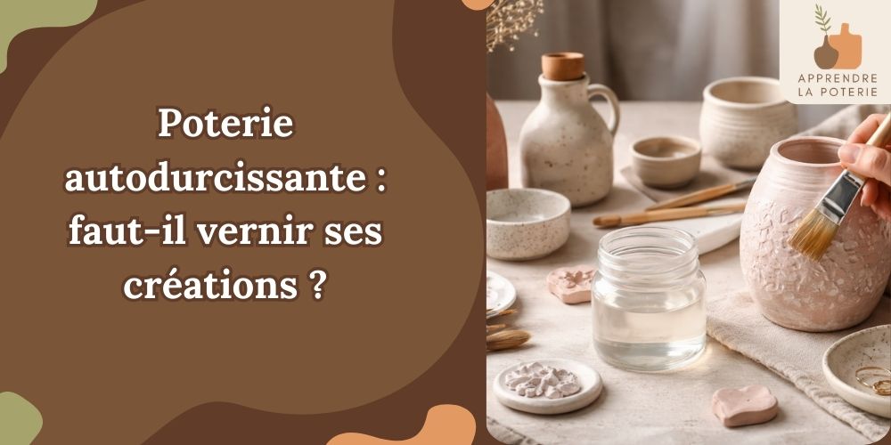 Poterie autodurcissante : faut-il vernir ses créations ?
