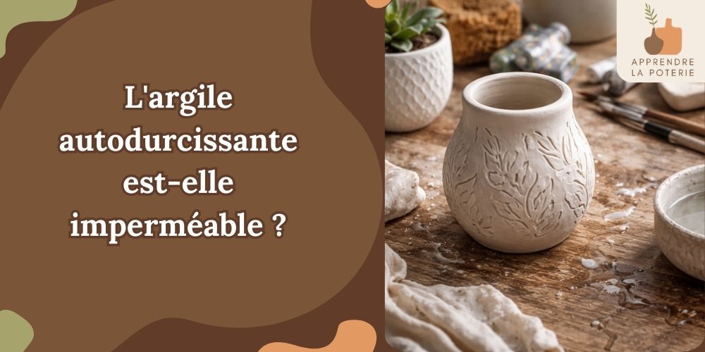 L’argile autodurcissante est-elle imperméable ?